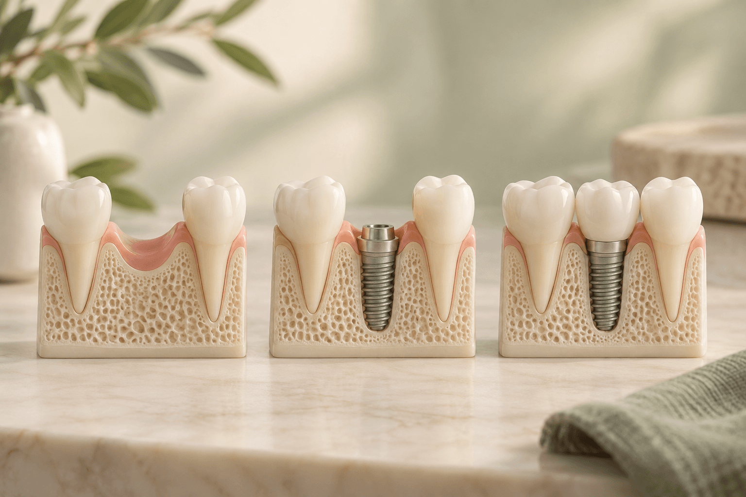 Dental implant treatment journey and restorative planning
